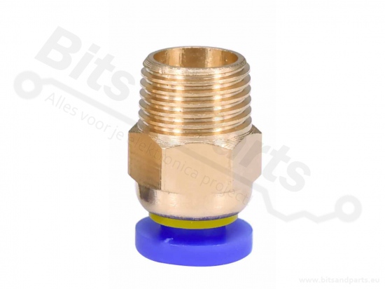 Pneufit met rechte koppeling PC4-01 4mm